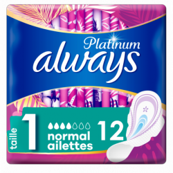 Always Platinum Normal (Taille 1) Serviette Hygiénique