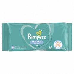 Pampers Fresh Clean Lingettes Bébé x 52