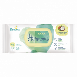 Pampers Harmonie Coco 42 Lingettes Pour Bé