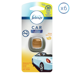 6 Désodorisants Voiture Anti-tabac Febreze
