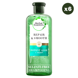 6 Shampoings Aloe & Chanvre 225ml, Herbal Essences