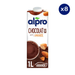 8 x 1L - Alpro - Boisson Végétale - Amande Chocolat